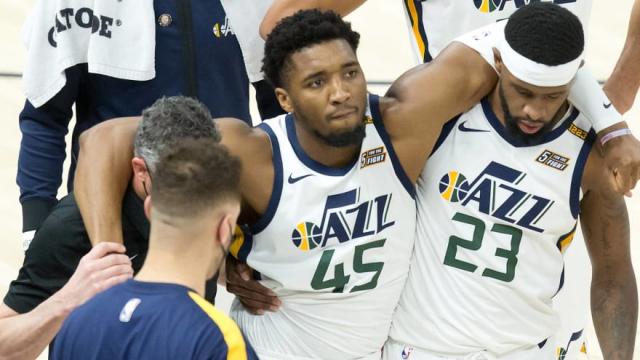 kaiyun-米切尔因脚踝扭伤缺席 爵士进攻将承受考验